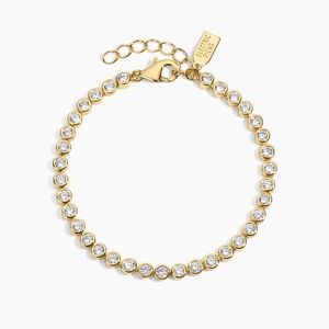 Gold Bracelet with Sparkling Stones